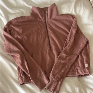 Vuori Sedona Cropped Half Zip Pullover Size M